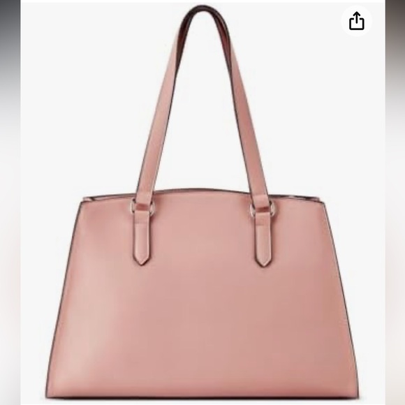 NWT Guess Woodell Satchel Rose - Picture 6 of 6